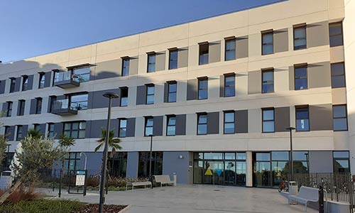 Construcción de nueva Residencia de Estudiantes en Málaga. Construcciones Ruesma
