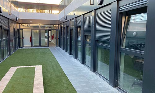 Obras de adecuación en el Colegio San Patricio, Alcobendas (Madrid). Construcciones Ruesma