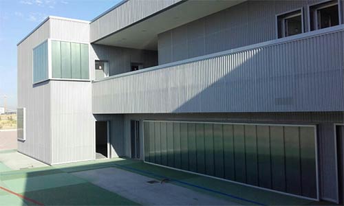 Fase II del Colegio Santa Mónica, Madrid. Construcciones Ruesma