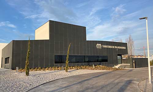 Ejecución Tanatorio en Majadahonda, en Madrid. Construcciones Ruesma