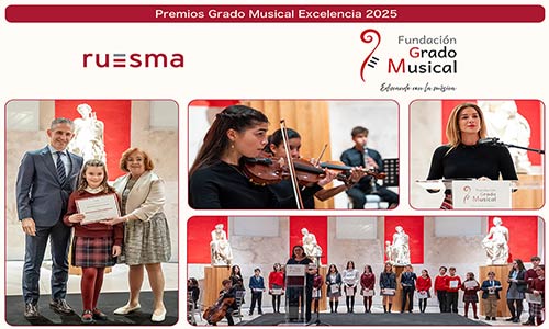 Ruesma refuerza su apoyo al desarrollo de la educación musical en los Premios Grado Musical Excelencia 2025