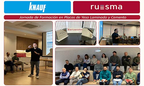 Jornada de Formación Ruesma y Knauf Akademie sobre Placas PYL y Cemento